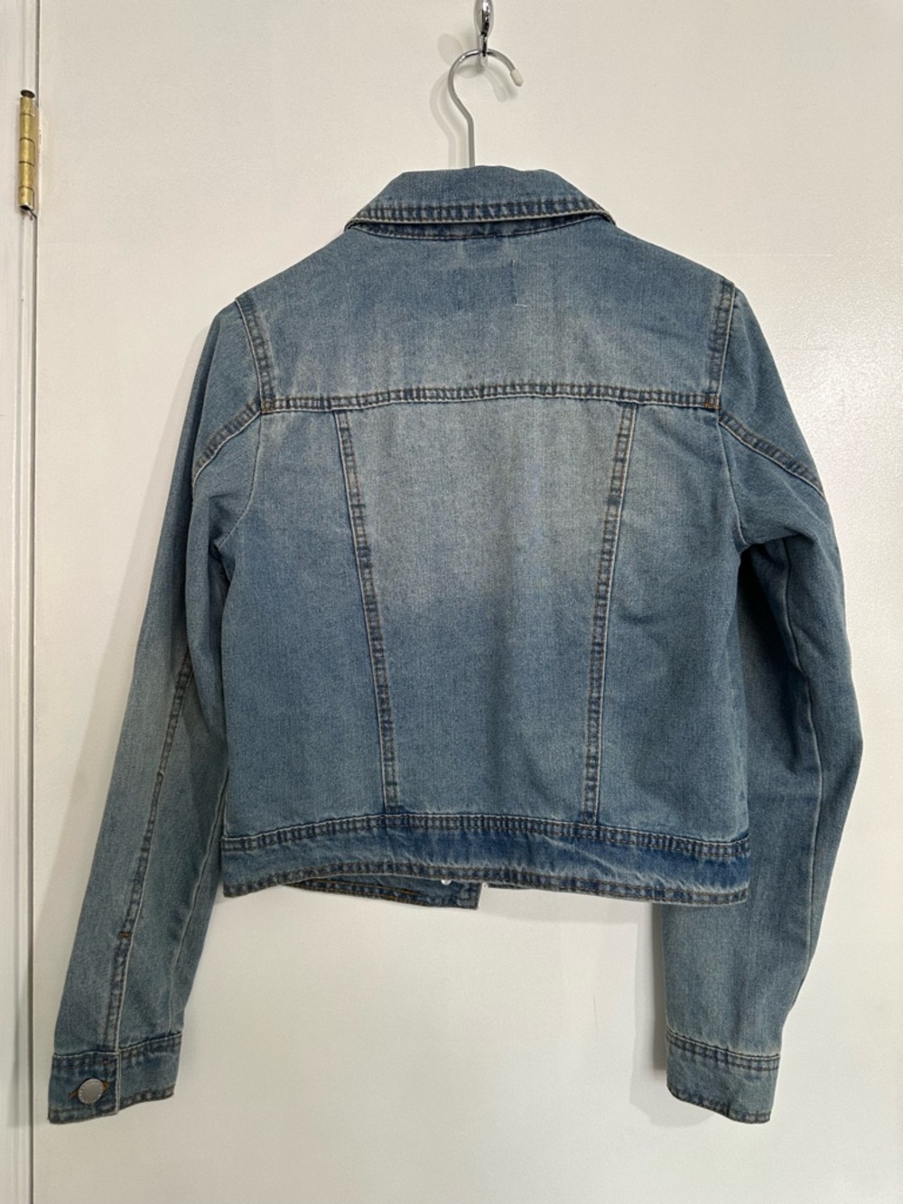 CI SONO Light Blue Denim Cotton Blend Jean Jacket Medium EUC - Picture 2 of 8